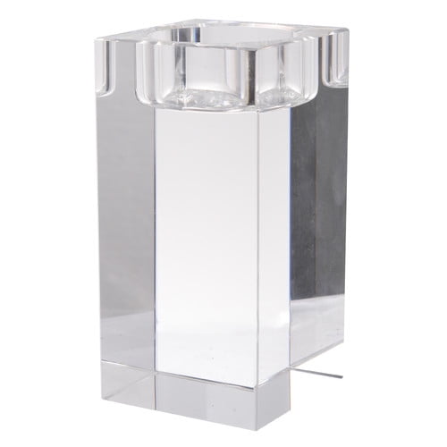 A&B Home Jurupa Square Candle Holder Tall Modern Chic/Black A&B Home Jurupa Square Candle Holder Tall Modern Chic/Black
